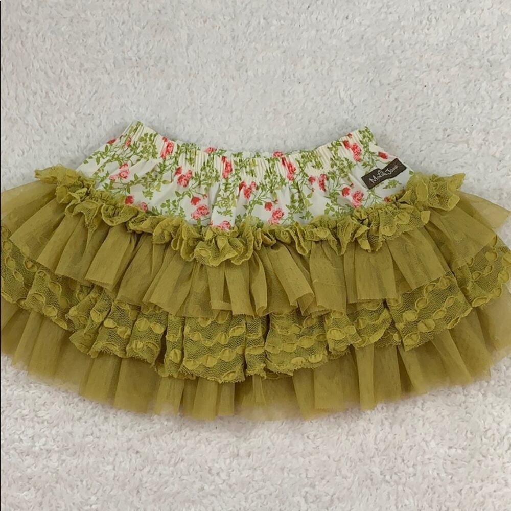 Matilda Jane Serendipity Cotton Candy Green Tulle TUTU Skirt